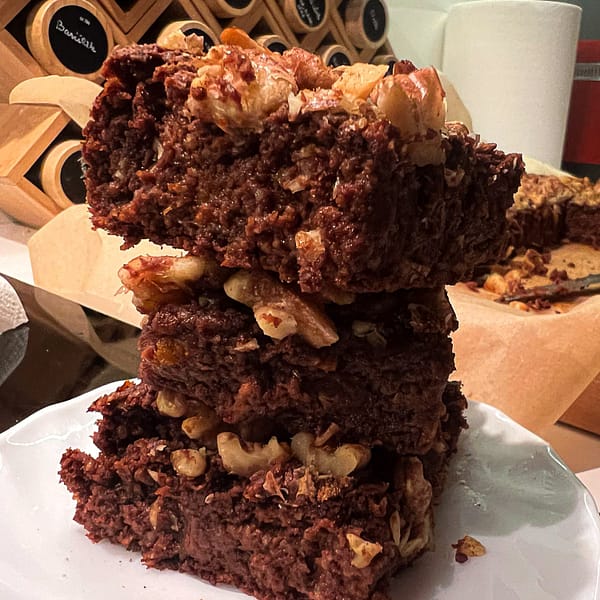 Gluteenivaba bataadi brownie retsept, piimavaba ja vegan magustoit.