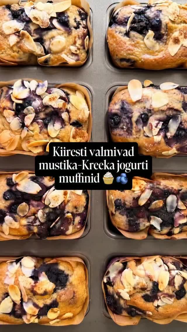 Mingil põhjusel olen muffinite lainel 🌊🧁.
Ju siis peab hetkel nii olema...
Kommenteeri “mustikas” ja jagan sinuga retsepti 🫐😊
#mustikamuffinid