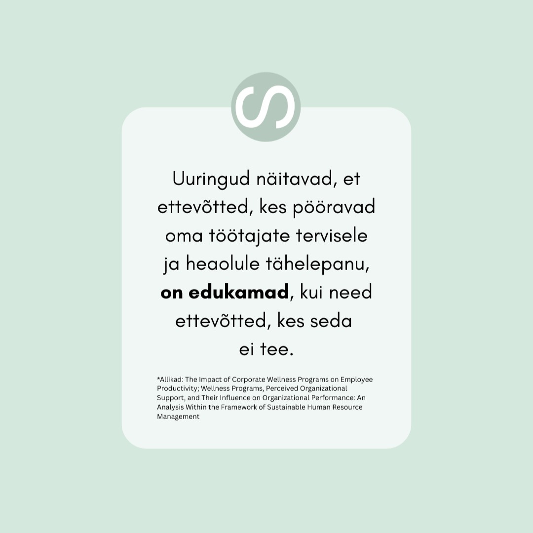 Kui palju panustatakse sinu ettevõttes oma suurima vara tervisesse ja heaolusse? 🔋📉

Uuringud väidavad ühiselt:

Ettevõtted, kes investeerivad oma töötajate tervisesse ja heaollu, ei tee seda ainult sellepärat, et nad hoolivad – nad teevad seda strateegiliselt - nö matemaatilistel põhjustel 📈 .

Mida näitab teadus? 🧬

Töötajad, kes tunnevad end füüsiliselt ja vaimselt hästi:
✅ On kuni 21% produktiivsemad
✅ Teevad vähem vigu ja on loovamad probleemide lahendamisel
✅ Võtavad oluliselt vähem haiguspäevi
✅ On ettevõttele lojaalsemad (väiksem kaadrivoolavus!)

Juhtidele mõttekoht: 🧠💼
Kas sa juhid inimesi või numbreid?

Sageli proovime efektiivsust tõsta uute tarkvarade või protsessidega, kuid unustame kõige olulisema "mootori" – inimese bioloogia.

Kui sinu meeskond on lõunaks veresuhkru kõikumisest või kehvade eluviiside tõttu uimane ja õhtuks ka läbi põlenud, ei päästa ükski tabel sinu kvartalitulemusi.

Tervislik eluviis kiires tempos ei pea olema järjekordne stressiallikas. See on kütus, mis aitab päeva lõpus koju jõuda nii, et sul on energiat ka oma pere ja hobide jaoks, mitte ainult diivanil toibumiseks.

🚀 Kuidas saan aidata?

Olen loonud spetsiaalse toitumise ja elustiili programmi ettevõtetele, mis sobib ka kõige tihedama graafikuga. Luban, et see ei sisalda teooriat selle kohta, kuidas rohkem köögivilju süüa, vaid põhineb teaduspõhistel "häkkidel", mis tõstavad fookust, parandavad une kvaliteeti ja stabiliseerivad energiataset kogu tööpäeva vältel.

See on investeering, mis maksab end tagasi kordades – nii rahaliselt kui ka inimlikult. 🤝✨

Huvi korral kirjuta mulle postkasti 📩 või märgi kommentaaridesse juht, kes hoolib oma meeskonnast!

#tervislikeluviis #ettevõtlus #juhtimine #biohäkkimine #töötervishoid #produktiivsus #toitumisnõustamine #tervisliktöökoht #teaduspõhine